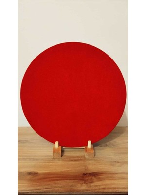 PremiumPort Kırmızı Amerikan Servis, Şık ve Zarif Masa Dekorasyonu Parçası