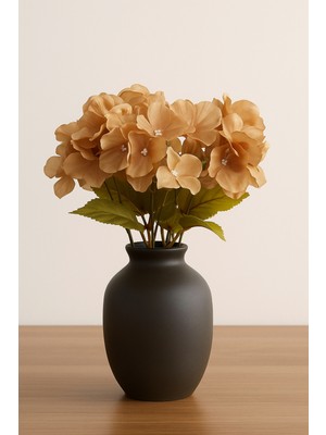 PremiumPort Canlı 7 Dallı Ortanca Demeti, 35 Cm, 56 Çiçek, Şık ve Zarif Çiçekler