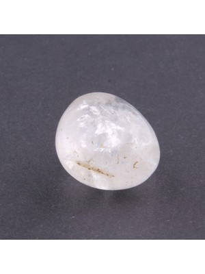 PremiumPort Doğal Kristal Kuvars Taşı Tımbıl 3cm, Şeffaf ve Enerji Dolu