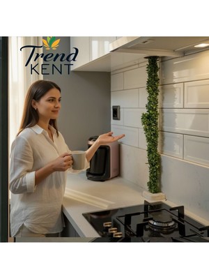 PremiumPort 7 Metre Telli Minik Yaprak Sarmaşık Şerit Yapay Çiçek, Dekoratif Süs