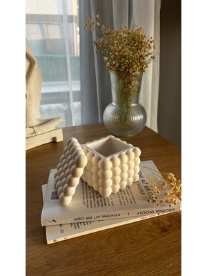 PremiumPort Şeffaf Kapaklı Dekoratif Bubble Organizer, Düzenli ve Şık Tasarım