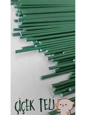 PremiumPort 10’lu 20 cm Çiçek Teli, Esnek ve Dayanıklı El Işi Malzemesi