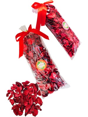 PremiumPort Kurutulmuş Kırmızı Gül Yaprağı 85G, Doğal ve Zarif Kullanım Için Mükemmel