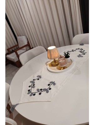 PremiumPort Punch Nakışlı Masa Takımı Seti, Şık ve Zarif Tasarım