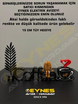 PremiumPort Kahve Köşesi Dekoru, Coffee Yazısı ve Kahve Çekirdeği Süsleme