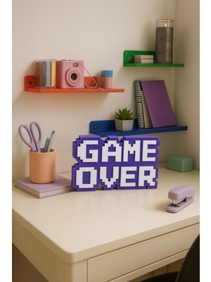 PremiumPort Mor Kabartmalı Dekoratif Obje, Masaüstü ve Duvar Süsü, Şık Hediye