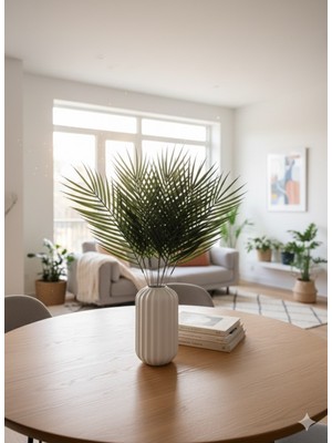 PremiumPort Şık Yapay Palmiye Demeti, 9 Dallı, Doğal Görünüm, Dekoratif Ürün