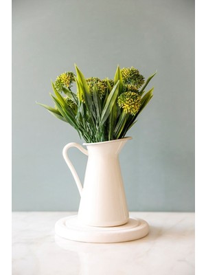 PremiumPort 2'li Sarı Yapay Çiçek Seti, Dekoratif ve Şık Tasarım