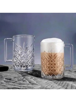 Mulvxkrg KRG02 6'lı Kulplu Kristal Meşrubat Bardağı (Mulvix)