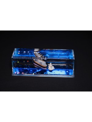 PremiumPort Şık ve Modern Deniz Temalı Dekoratif Gemi Figürü, Ev ve Ofis Için Ideal