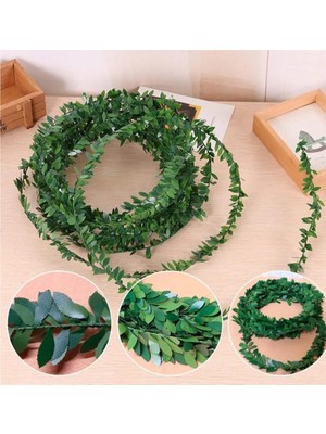 PremiumPort Yapay Yeşil Sarmaşık, Çok Amaçlı Doğal Görünüm, Duvar ve Balkon Dekoru