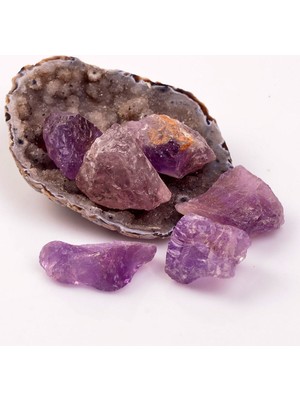 PremiumPort Doğal Ametist Taşı Parçası, Şifa ve Enerji Kaynağı, Günlük Kullanım