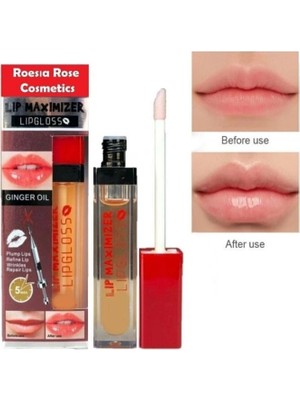 Kuzgun Ticaret Rose Cosmetics Dudak Dolgunlaştırıcı Doğal Görünüm Dudak Parlatıcısı ( Lisinya )