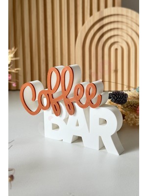 PremiumPort Şık Kahve Köşesi Dekoratif Yazı, Sıcak ve Davetkar Atmosfer Yaratır