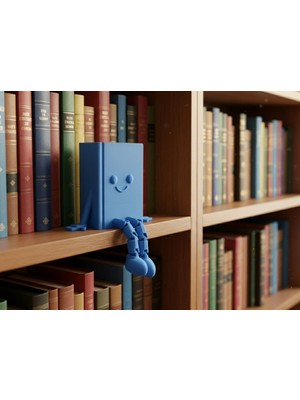 PremiumPort Sevimli Kitap Figür ile Dekoratif ve Şık Kitaplık Süsünüz