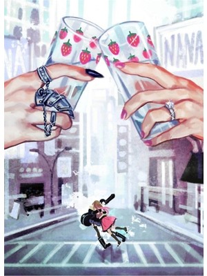 PremiumPort Şık Ahşap Anime Tablo, Dekoratif ve Modern Duvar Sanatı