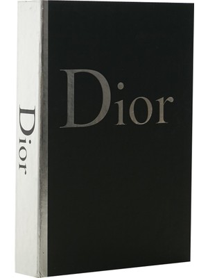 PremiumPort Şık Siyah Gümüş Dekoratif Kitap Kutusu, Zarif ve Fonksiyonel Tasarım