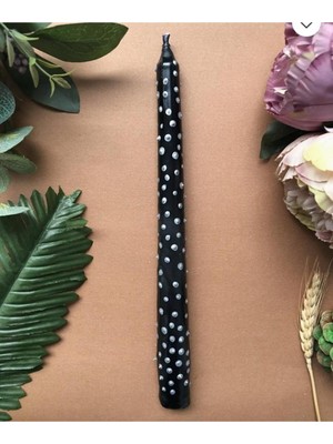 PremiumPort 2026 Yılbaşı Siyah Şamdan Mum, Şıklık ve Zarafet Için Ideal Seçim