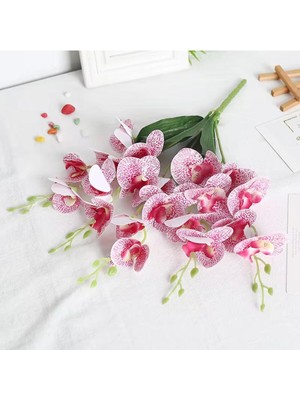 PremiumPort Yapay Orkide Demeti, 45 cm Dekoratif Çiçek Takımı