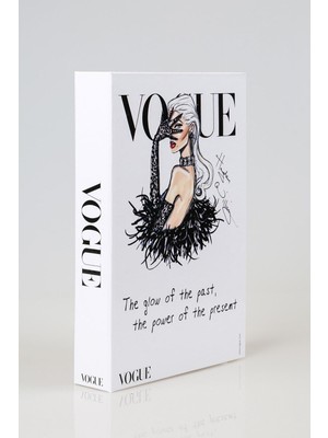 PremiumPort Şık ve Fonksiyonel Kadın Dekoratif Kitap Kutusu, Evinize Zarif Dokunuş