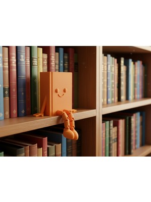 PremiumPort Sevimli Kitap Figür ile Dekorasyonunuza Renk Katın