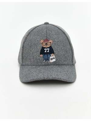 Lc Waikiki Yeni Sezon Ayı Nakışlı Kaşe Erkek Kep Şapka