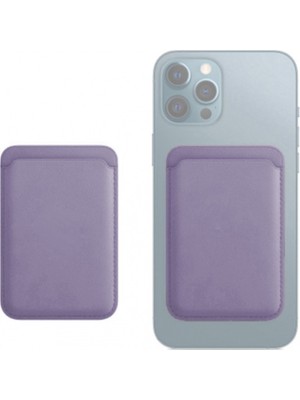 İlkyaz Fashion Ally Iphone 14-13-12'ler Için Deri Cüzdan Magsafe Kartlık Cüzdan KILIF-(5775) ILKYZHB-RS3455