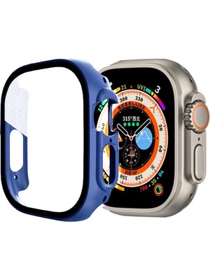 İlkyaz Fashion Ally Apple Watch Ultra 49MM Için Hard Pc Full Koruma Sert Armor Zırh KILIF-(5775) ILKYZHB-RS3455