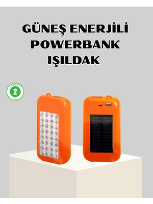 İlkyaz Fashion 10000 Mah Güneş Enerjili Powerbank ve LED Kamp Lambası ILKYZHB-RS3455