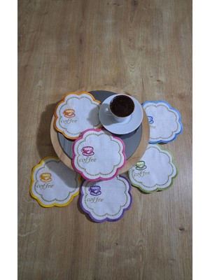 PremiumPort 6'lı Kahve Yanı Sunum Peçeteleri, Şık ve Pratik Kullanım