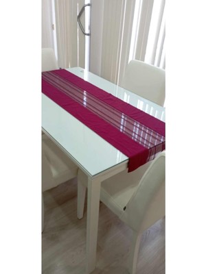 PremiumPort Şık Runner Amerikan Servis ve Sehpa Örtüsü 40X120 Cm, Zarif ve Modern Tasarım