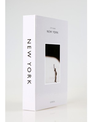 PremiumPort Şehir Temalı Dekoratif Kitap Kutusu, Modern ve Şık Tasarım