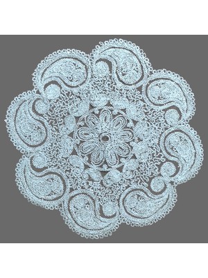 PremiumPort Lüks Nakışlı Amerikan Servis ve Supla Takımı, Şık ve Zarif Masa Seti