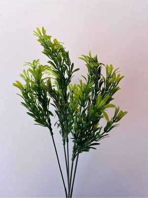 PremiumPort Yapay Çiçek Bitki Yeşil Afrika Zambağı Demet Dikey Bahçe Dekoru