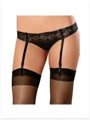 Haye Collection Tegan Fantezi Dantelli Satenli Kilotlu Jartiyer Takım TG272375