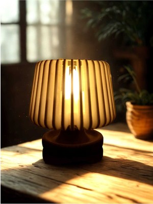 PremiumPort Şık Dekoratif Pilli LED Mumluk, Hediyelik ve Aydınlatıcı 7 cm