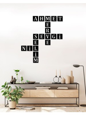 PremiumPort Kendin Yap Duvar Tablosu A Harfi, Dekoratif ve Şık Tasarım
