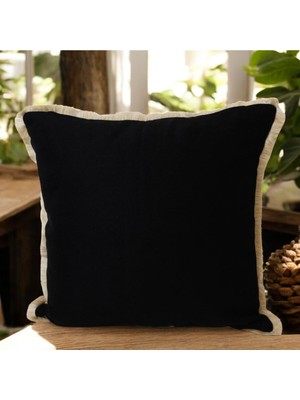 PremiumPort Şık ve Rahat 45X45 cm Saçaklı Iç Kırlent Kılıfı, Evinizde Şıklık Sağlar