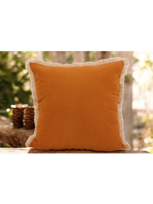 PremiumPort Rahat ve Şık Saçaklı Kırlent Kılıfı, Evinizin Dekoruna Zarafet Katıyor