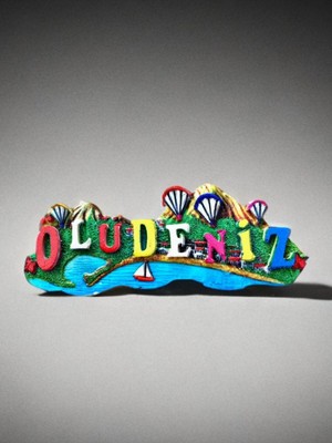 PremiumPort Ölüdeniz Temalı Kabartmalı Polyester Magnet 10X4CM, Şık ve Dekoratif Obje