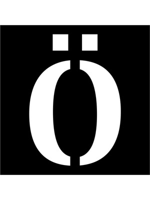 PremiumPort Kişisel Dekorasyon Için A Harfi Kendin Yap Duvar Tablosu