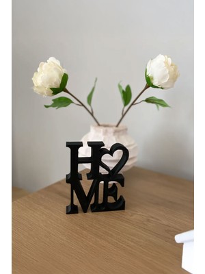 PremiumPort Şık Siyah Dekoratif Biblo, Masaüstü Süsü 12X10 cm