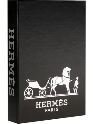 PremiumPort Şık Siyah Gümüş Dekoratif Kitap Kutusu, Evinize Zarif Dokunuş