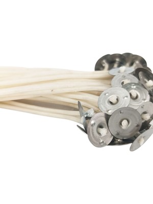 PremiumPort Parafinlenmiş Mum Fitil 1,4 Mm, 10 Cm, Orta Kalınlık, 50 Adet