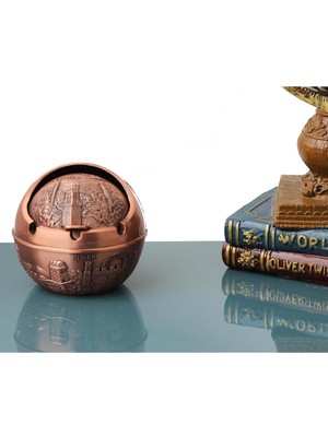 PremiumPort Yöresel Motifli Döküm Küllük ve Anahtar Yuvası Dekoratif Hediye