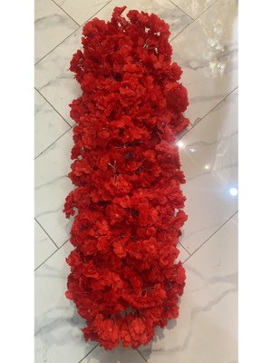 PremiumPort Canlı Kırmızı Bahar Dalı, Doğal ve Şık Dekoratif Çiçek Şöleni