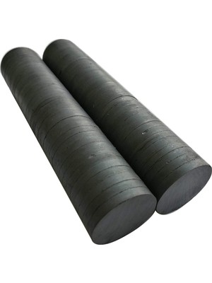 PremiumPort 100 Adet 20X3 Büyük Yuvarlak Ferrit Mıknatıs, Nişan ve Dekorasyon Için