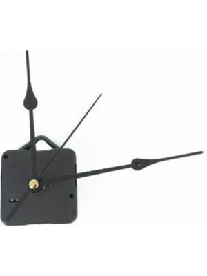 PremiumPort Quartz Saat Mekanizması Seti, 16 Mm, Akrep, Yelkovan ve Saniye ile