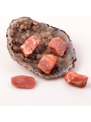 PremiumPort Doğal Rodokrozit Taşı Ham Kütle, Enerji ve Şifa Kaynağı