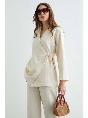 FullaModa Fullamodest Yandan Bağlamalı 2 Li Takım